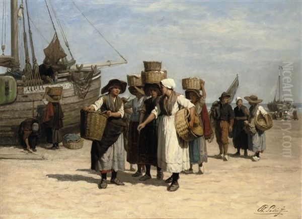 Terugkeer Van De Vischafslag: After The Day's Catch - view 1