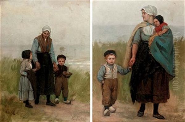 Holding Mothers Hand (+ Another; Pair) - view 1