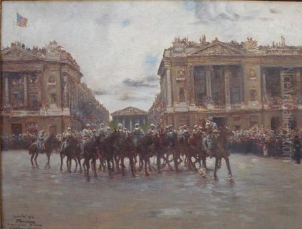 14 Juillet 1918, Le Defile - view 1
