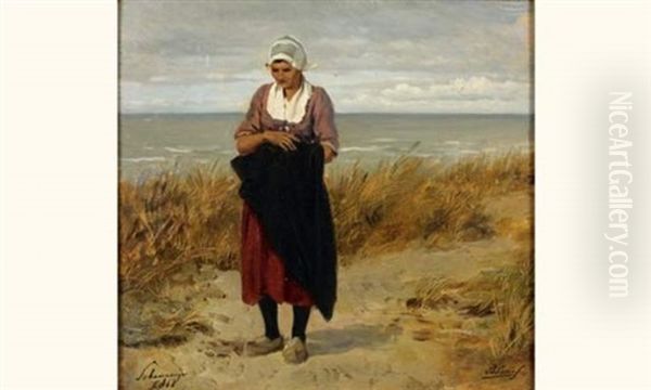 Femme Sur La Plage - view 1