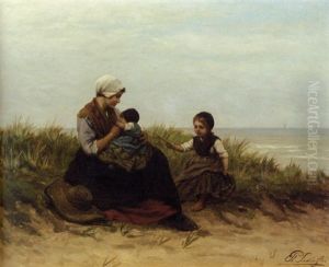 Motherly Love by Philip Lodewijk Jacob Frederik Sadee