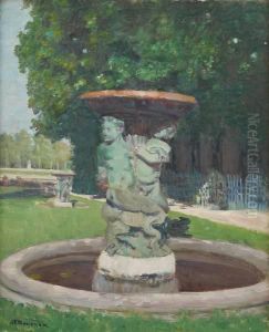 Jeunes Tritons Dans L'alleed'eau
