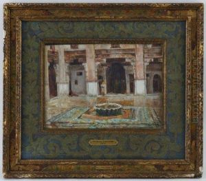 Medersa Cherratine, Fes by Joseph-Felix Bouchor