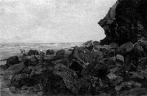 Muschelsammlerinnen In Der Normandie
