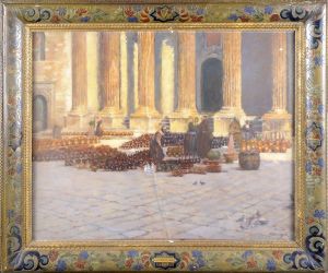 Assise. by Joseph-Felix Bouchor