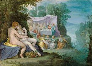 Die Hochzeit Von Peleus Und Thetis by Jan Sadeler I