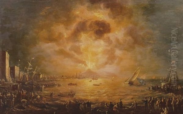 Vesuvius Erupting - view 1