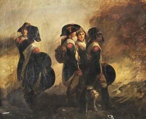 Troupe De Jeunes Tambours Des Armees Revolutionnaires by Francois Bouchot