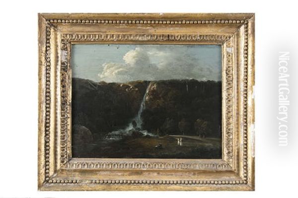 The Waterfall At Powerscourt - view 1