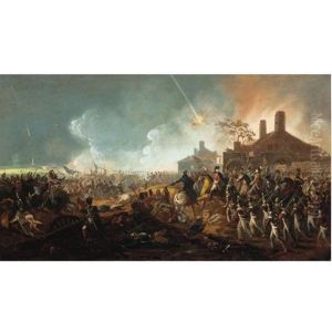 The Duke Of Wellington At La Haye Sainte, The Battle Of Waterloo by William Sadler the Younger