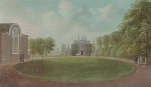 A View Of The Deputy Master's House At The Royal Hospital Kilmainham, Overlooking Phoenix Park by William Sadler the Younger