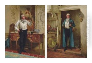 His Favourite Bin And The Butler's Glass (pair)