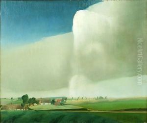 Jour Nuageux D'ete by Valerius De Saedeleer