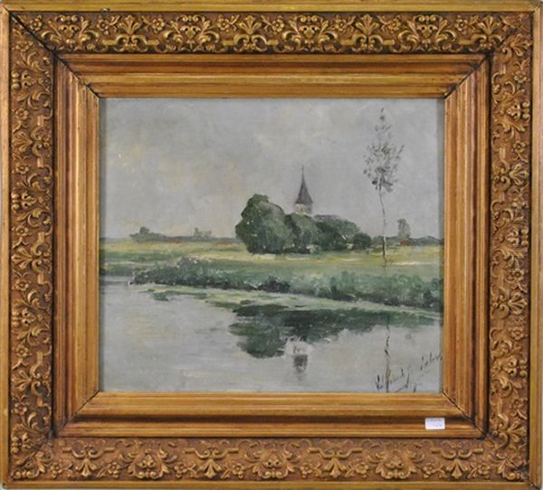 Paysage Avec Eglise - view 1