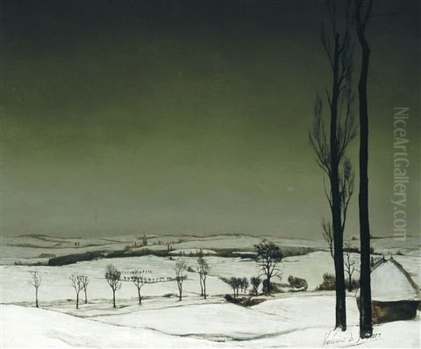Vinterlanschap - Paysage Hivernal - view 1