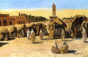 Place Djemaa El Fna by Valerius De Saedeleer