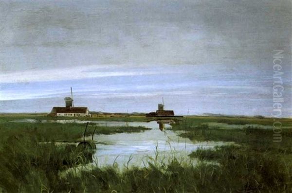 Landschap Met Twee Molens - view 1