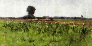 Zomerlandschap by Valerius De Saedeleer
