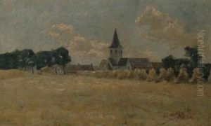 Paysage En Flandre by Valerius De Saedeleer