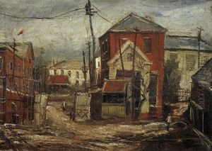 Kobe Landscape by Yuzo Saeki
