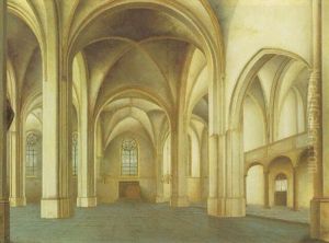 Interior Of The Church Of Saint Cunera, Rhenen by Jan Pietersz Saenredam