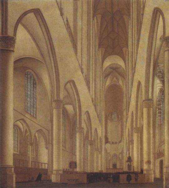The Interior Of Saint Bavo, Haarlem - view 1
