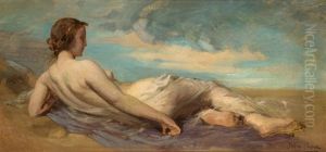 Desnudo Femenino De Espaldas