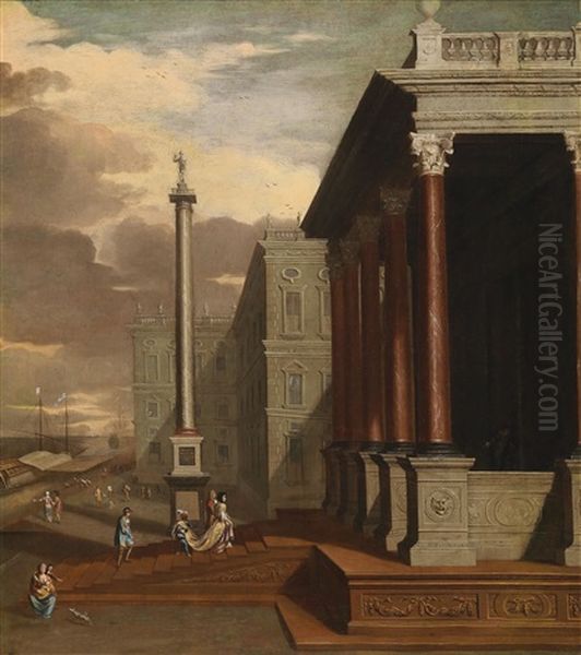A Southern Seaport With Elaborate Architecture - view 1