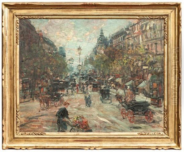 Ulice V Parizi (boulevard Italien) - view 1
