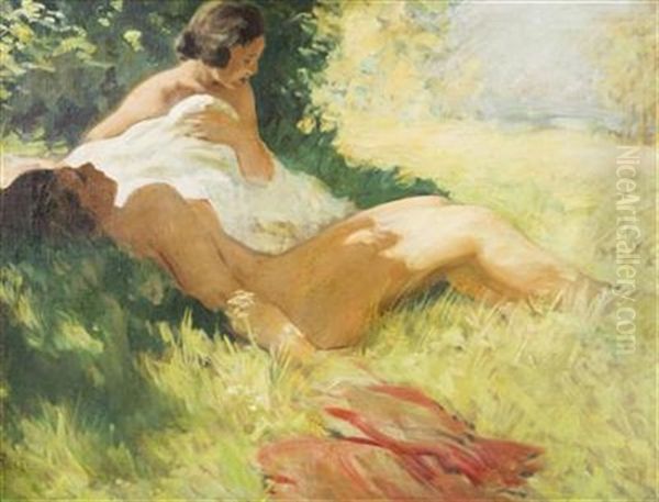 Resting Girls - view 1