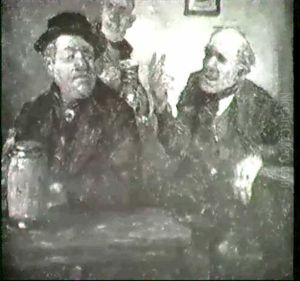 Die Dorfpolitiker by Hans Konrad Saffer