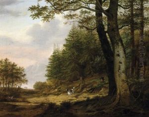 Jager Im Walde by Johann Christiaan Willem Safft