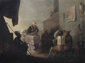 A Scene Of Witch Craft Scene With Fantastic Beasts by Cornelis Saftleven