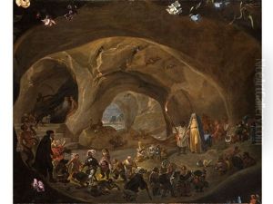 Die Grotte Der Ungeheuer by Cornelis Saftleven