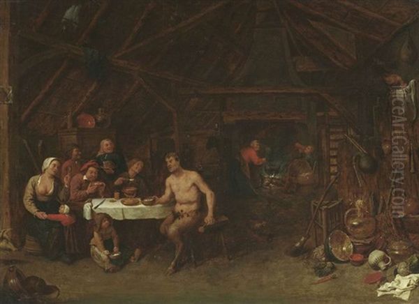 Satyr Bei Den Bauern - view 1
