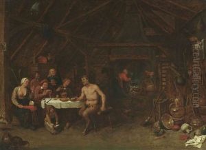 Satyr Bei Den Bauern
