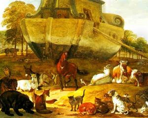 Noah And The Amimals With The Ark