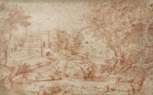 Paysage Au Petit Pont by Adriaen Frans Boudewijns