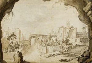 Paysage Italien by Adriaen Frans Boudewijns