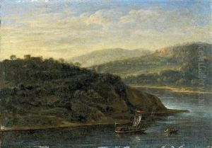 Flusslandschaft by Herman Saftleven