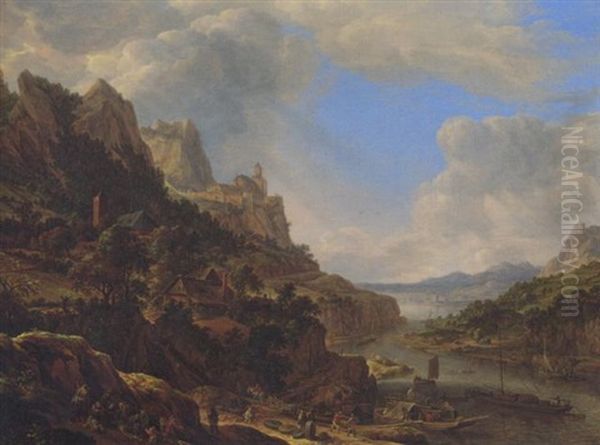 Idealisierte Rheinlandschaft - view 1