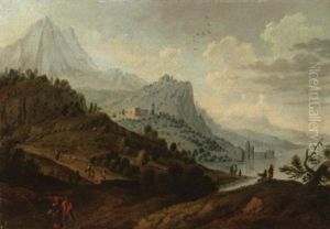 Ideale Landschaft Mit Flusbiegung Ideale Landschaft Mit Flusbiegung