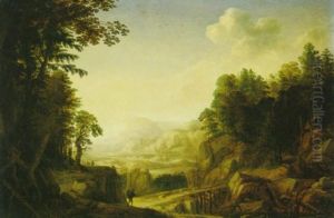 Flusslandschaft by Herman Saftleven