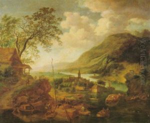 Ideale Fluslandschaft (rhein?)