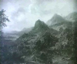 A Mountain Landscape A Mountain Landscape