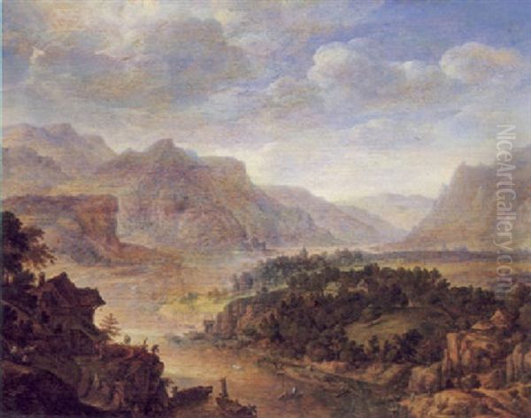 A Rhenish River Landscape - view 1