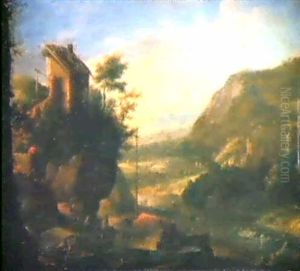 Flusslandschaft Mit Fischerbooten