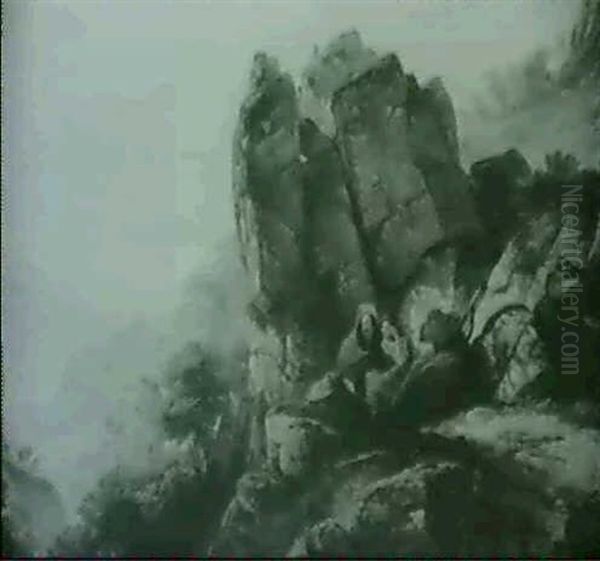 Briganten In Wilder Gebirgslandschaft - view 1