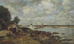 Plougastel, Le Rivage Au Bord De La Baie