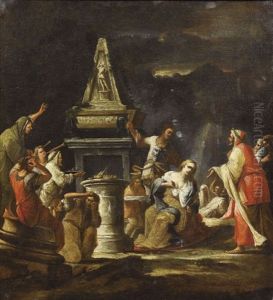 Biblische Szene Biblische Szene